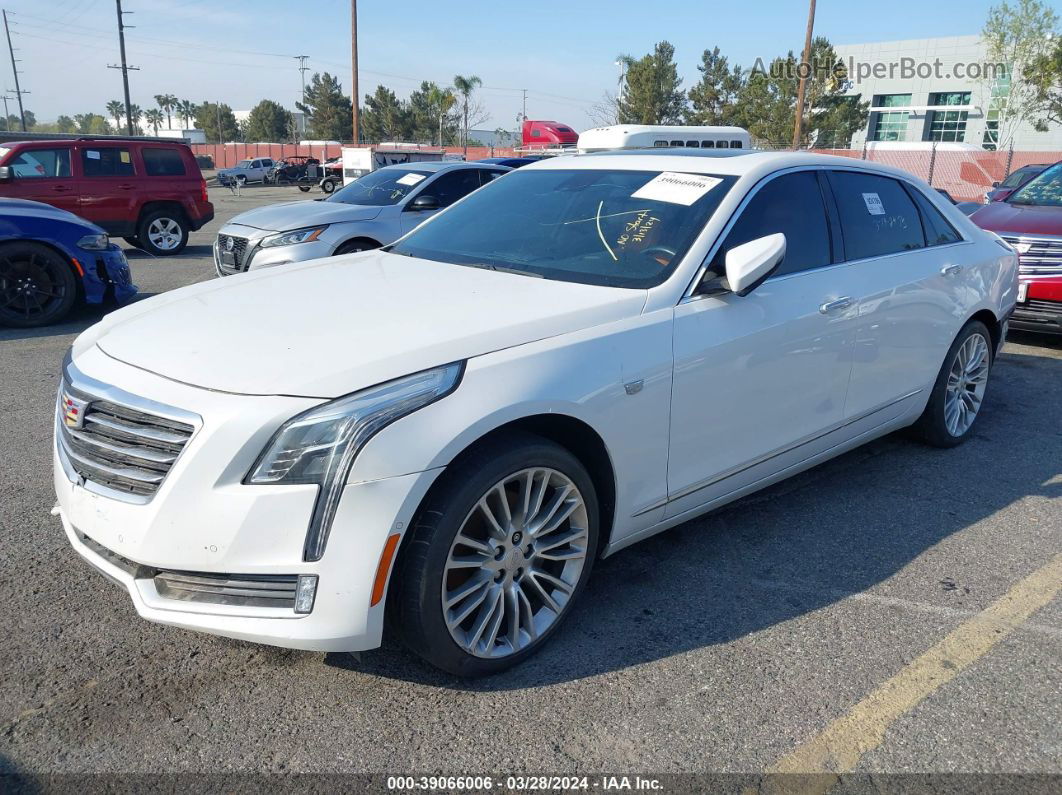 2017 Cadillac Ct6 Twin Turbo Luxury Белый vin: 1G6KE5R69HU126136