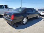 2005 Cadillac Deville Dts Черный vin: 1G6KF57905U122935