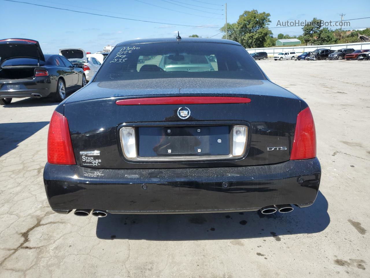 2005 Cadillac Deville Dts Black vin: 1G6KF57905U122935