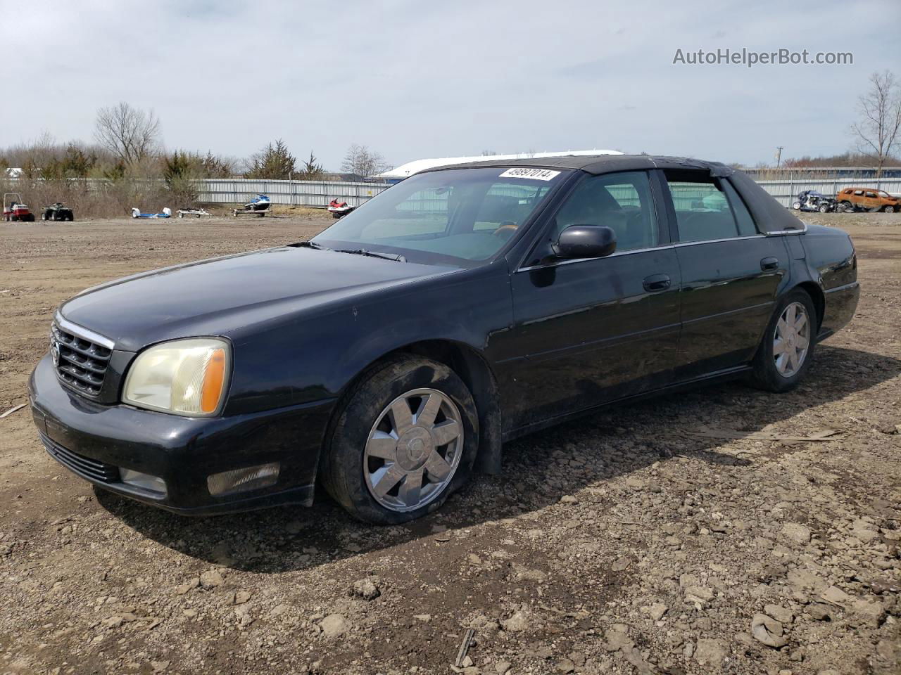 2005 Cadillac Deville Dts Black vin: 1G6KF57995U134789