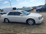 2005 Cadillac Deville Dts White vin: 1G6KF57995U180199