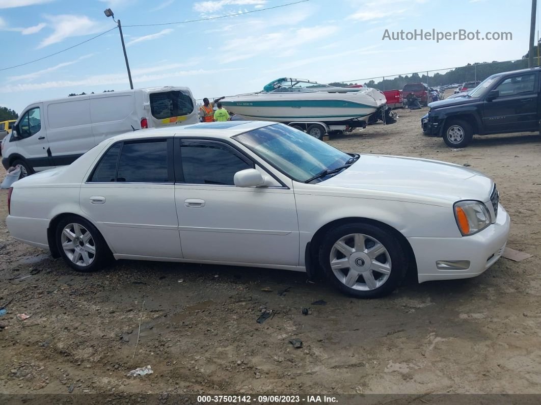 2005 Cadillac Deville Dts Белый vin: 1G6KF57995U180199