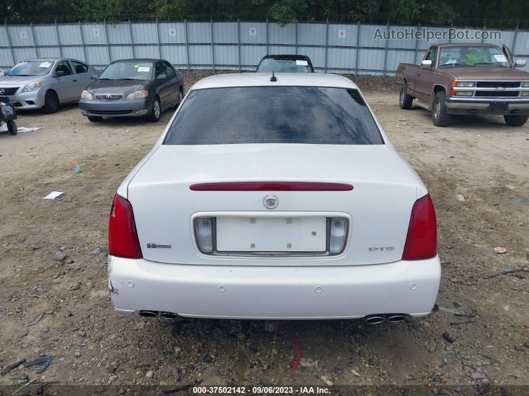 2005 Cadillac Deville Dts White vin: 1G6KF57995U180199