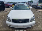 2005 Cadillac Deville Dts White vin: 1G6KF57995U180199