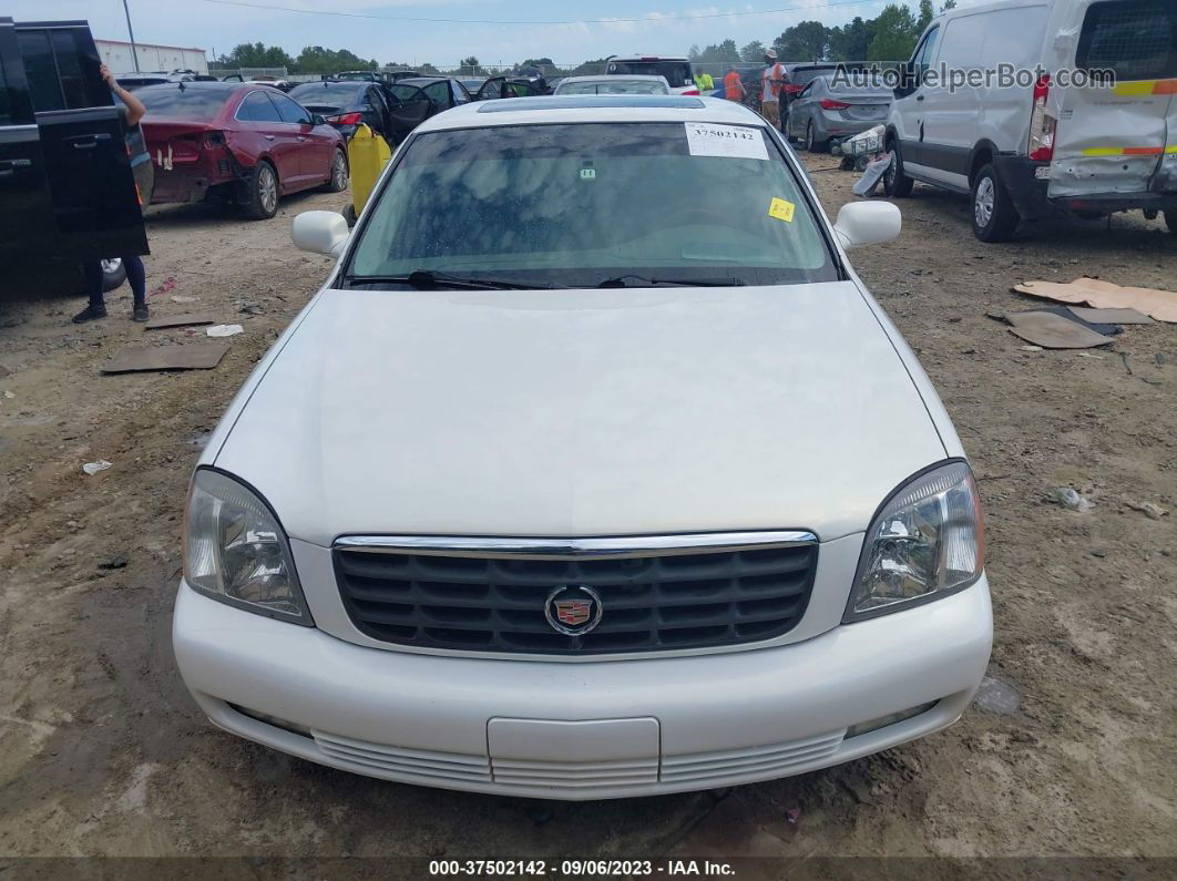 2005 Cadillac Deville Dts Белый vin: 1G6KF57995U180199