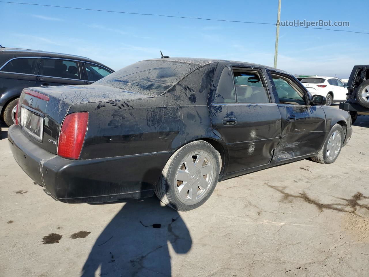 2005 Cadillac Deville Dts Black vin: 1G6KF579X5U214666