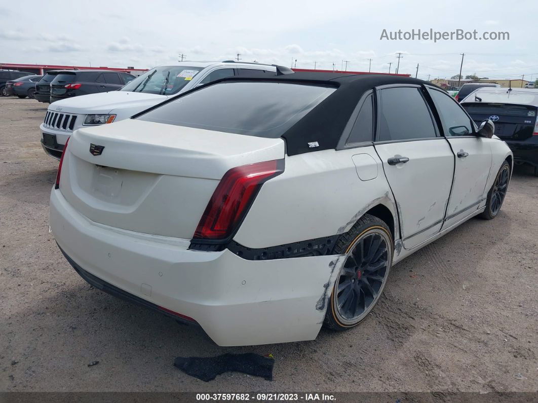 2017 Cadillac Ct6 Sedan Premium Luxury Awd White vin: 1G6KF5RS1HU135651