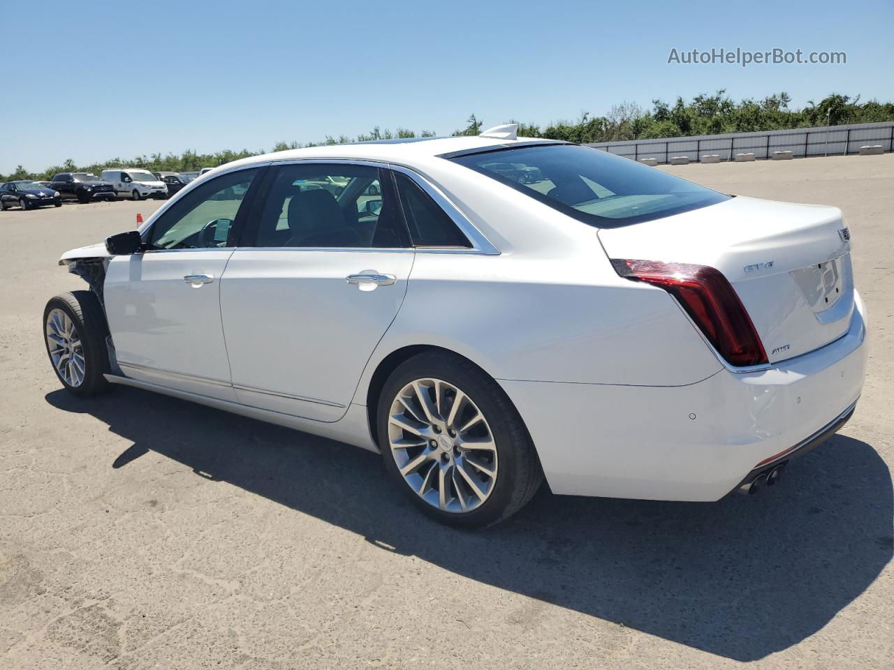 2017 Cadillac Ct6 Premium Luxury White vin: 1G6KF5RS1HU153406