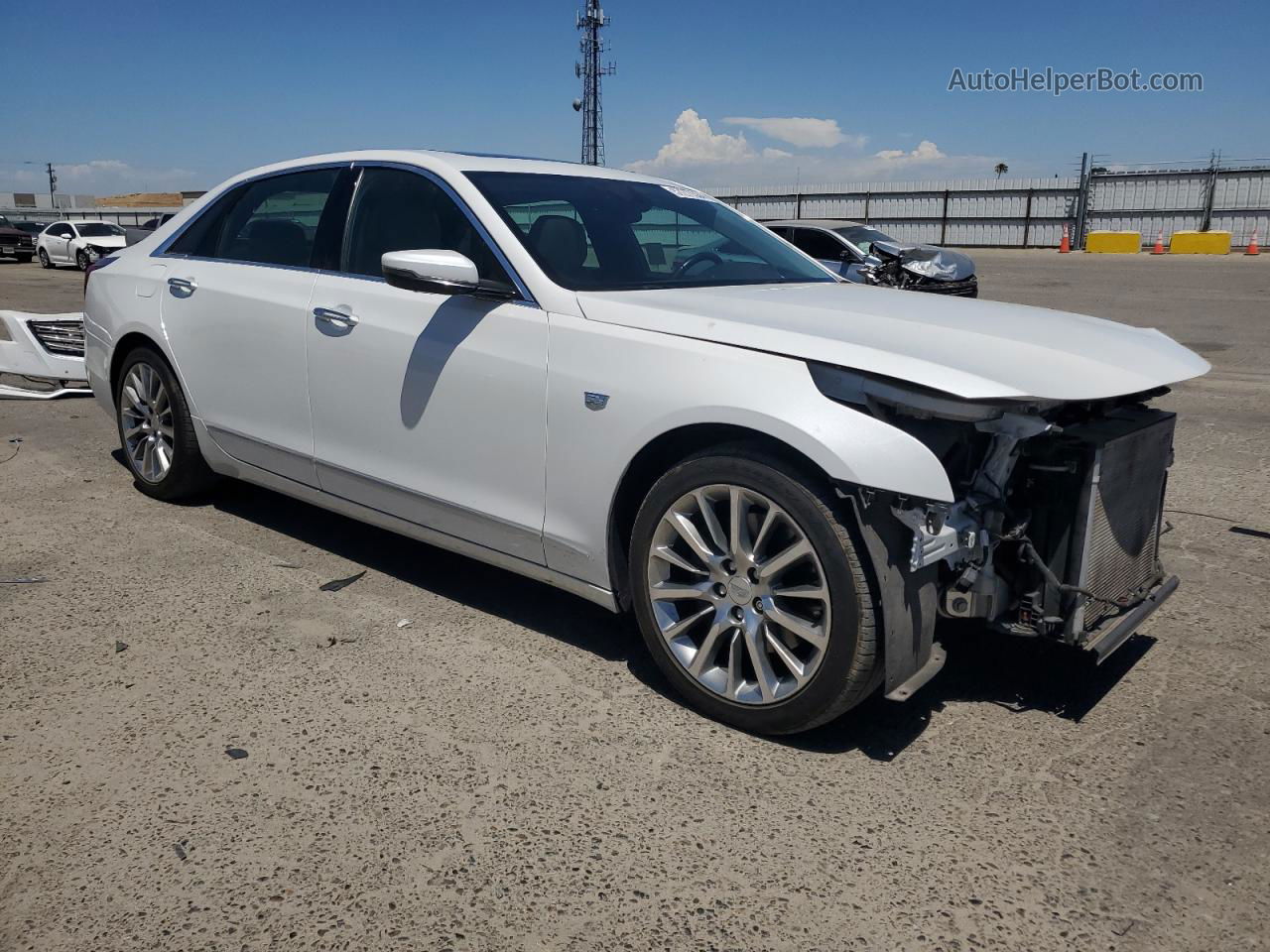 2017 Cadillac Ct6 Premium Luxury White vin: 1G6KF5RS1HU153406