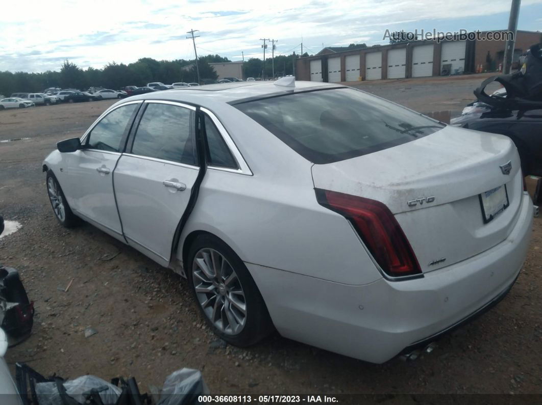 2017 Cadillac Ct6 Sedan Premium Luxury Awd White vin: 1G6KF5RS1HU183148