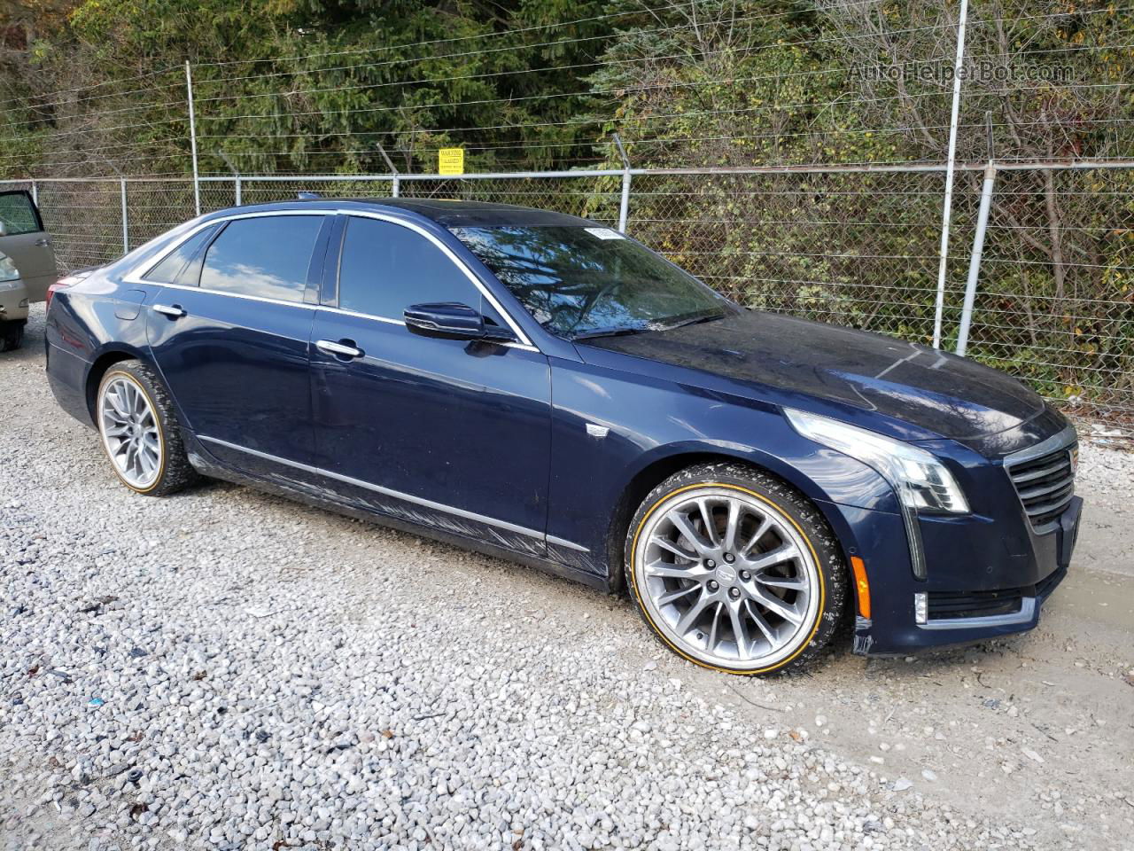 2017 Cadillac Ct6 Premium Luxury Blue vin: 1G6KF5RS2HU134962