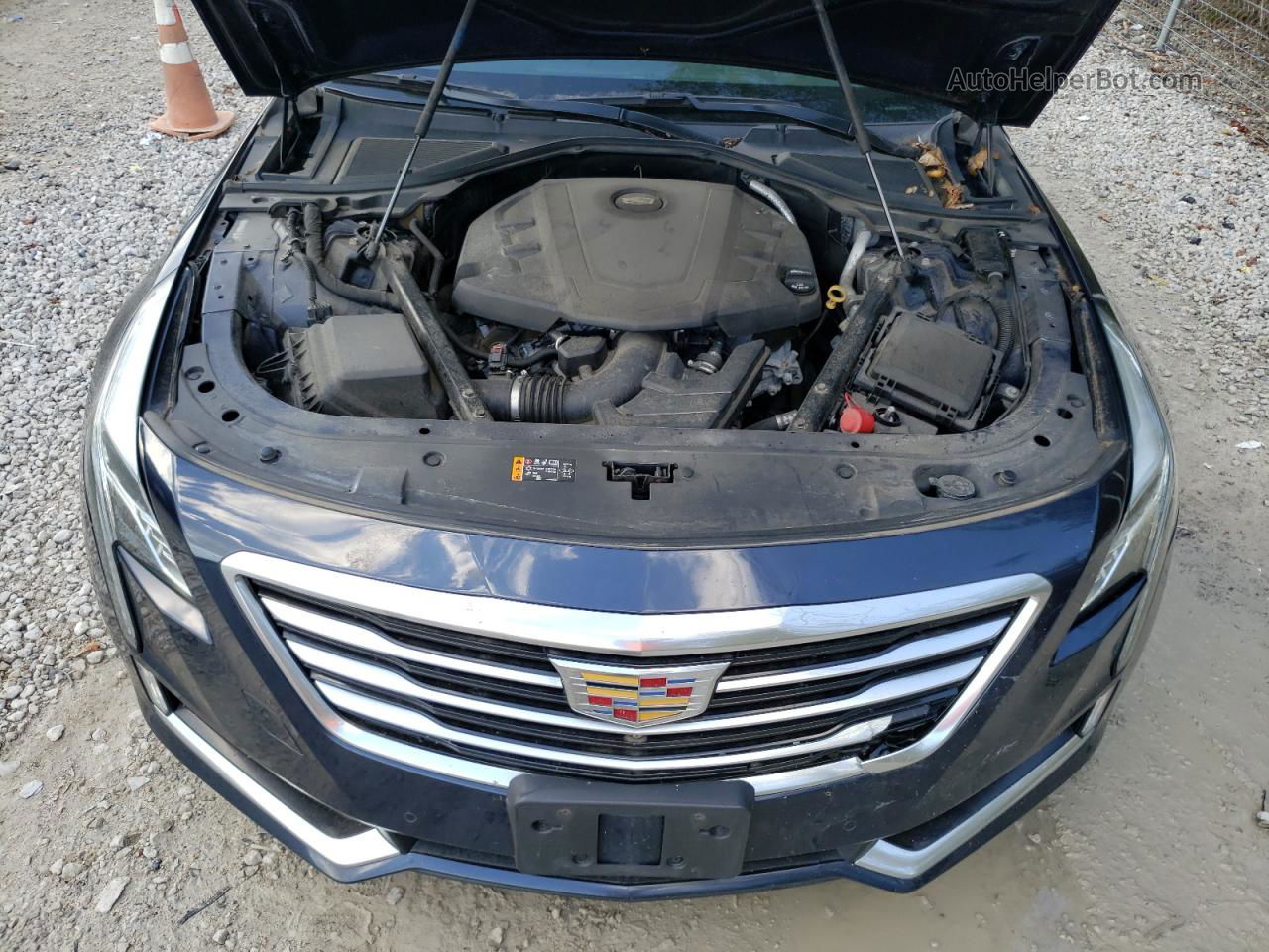 2017 Cadillac Ct6 Premium Luxury Синий vin: 1G6KF5RS2HU134962