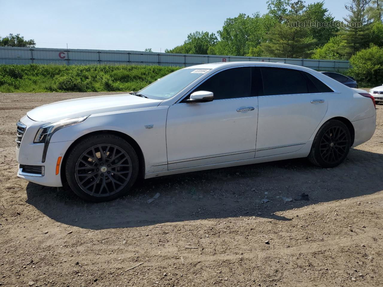 2017 Cadillac Ct6 Premium Luxury White vin: 1G6KF5RS2HU135268