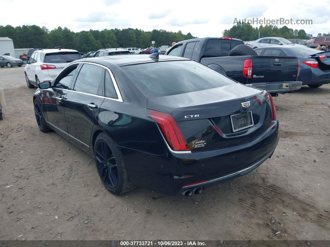 2017 Cadillac Ct6 Sedan Premium Luxury Awd Black vin: 1G6KF5RS2HU143998