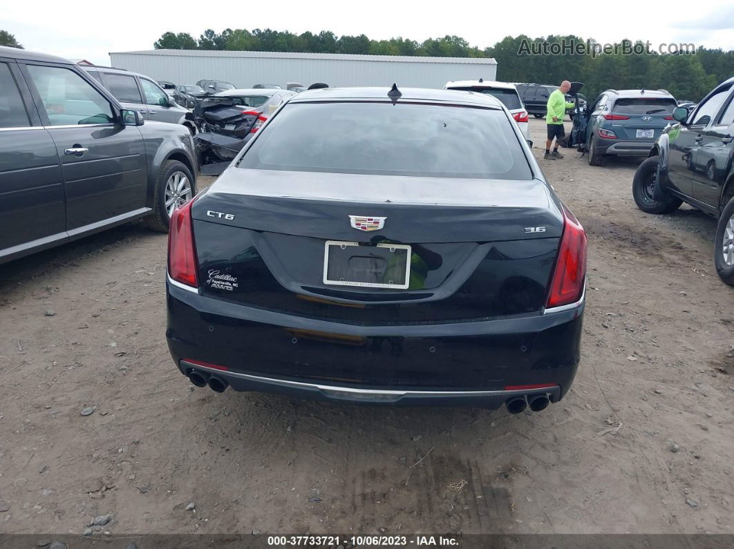 2017 Cadillac Ct6 Sedan Premium Luxury Awd Black vin: 1G6KF5RS2HU143998