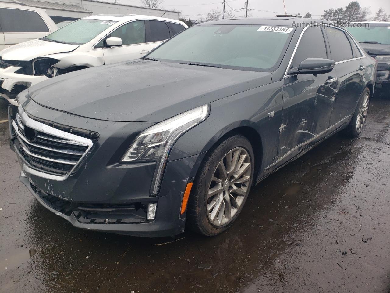 2017 Cadillac Ct6 Premium Luxury Gray vin: 1G6KF5RS3HU183152