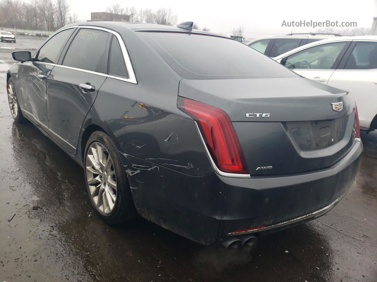 2017 Cadillac Ct6 Premium Luxury Gray vin: 1G6KF5RS3HU183152