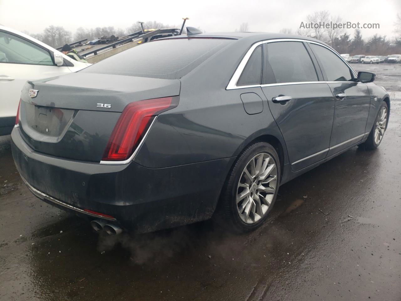 2017 Cadillac Ct6 Premium Luxury Gray vin: 1G6KF5RS3HU183152