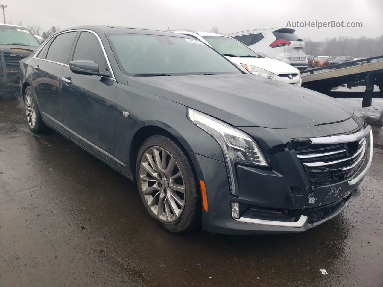 2017 Cadillac Ct6 Premium Luxury Gray vin: 1G6KF5RS3HU183152