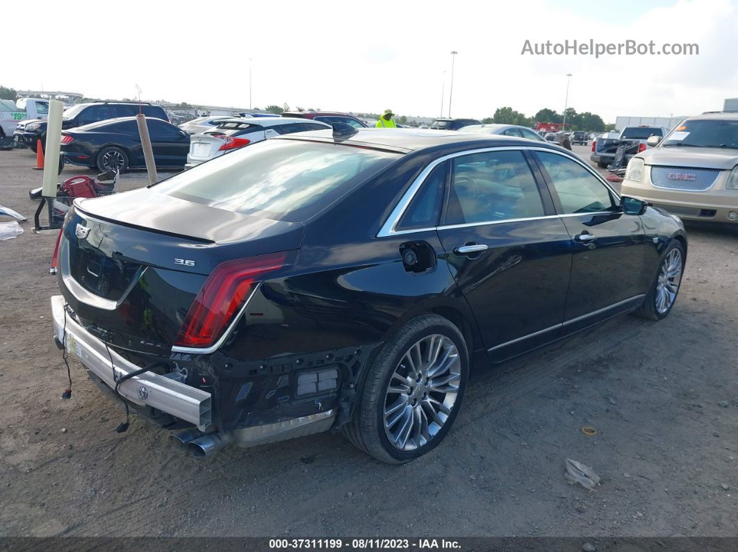 2017 Cadillac Ct6 Premium Luxury Black vin: 1G6KF5RS6HU128291