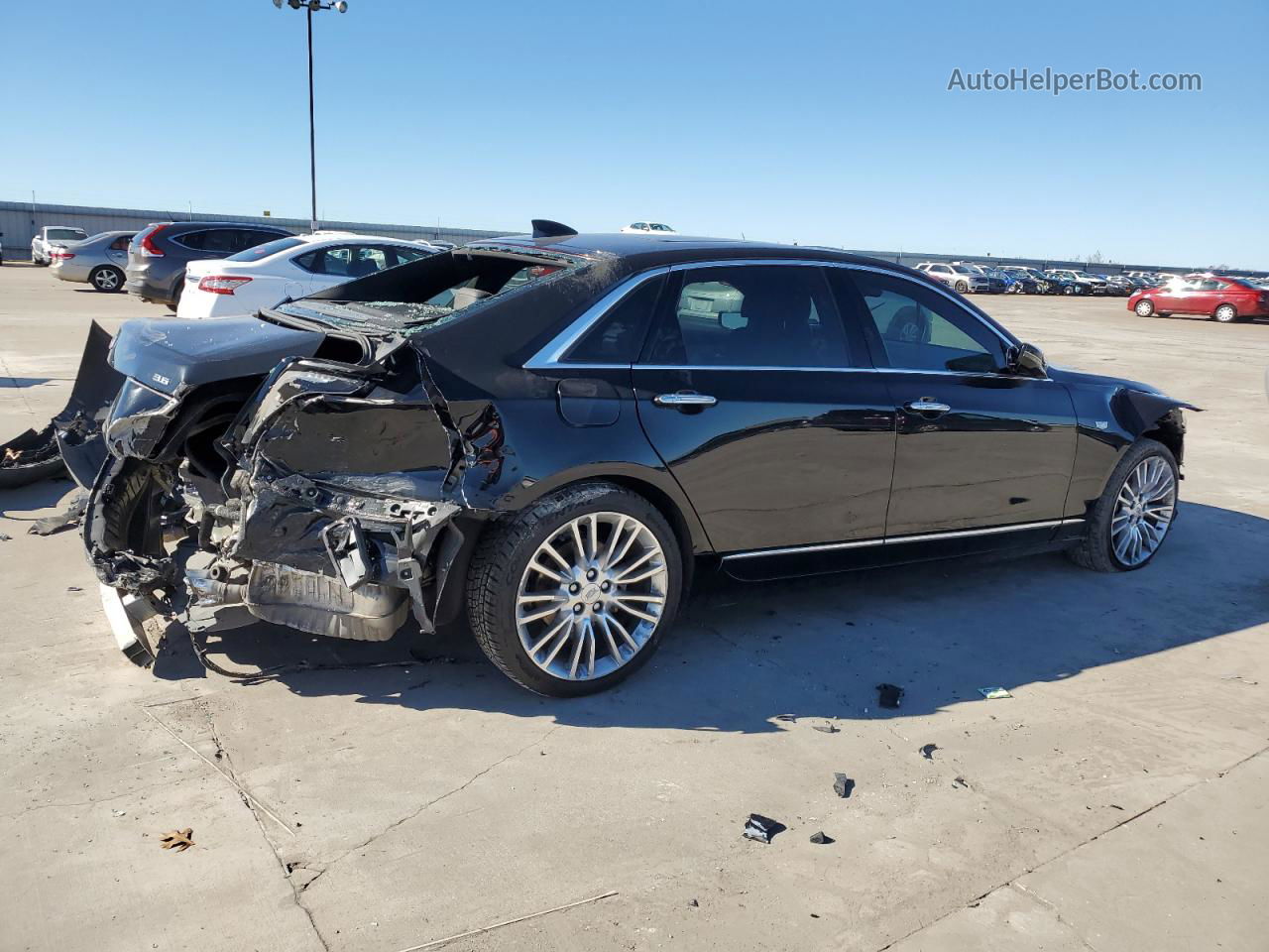 2017 Cadillac Ct6 Premium Luxury Black vin: 1G6KF5RS6HU204429