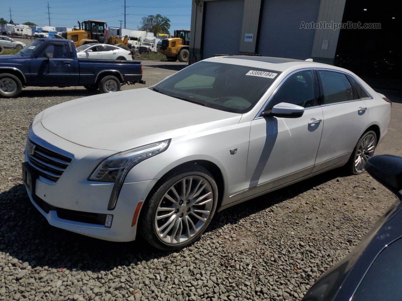 2017 Cadillac Ct6 Premium Luxury Белый vin: 1G6KF5RS7HU131989