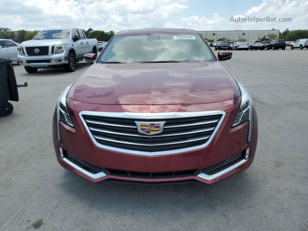 2017 Cadillac Ct6 Premium Luxury Red vin: 1G6KF5RS7HU195014