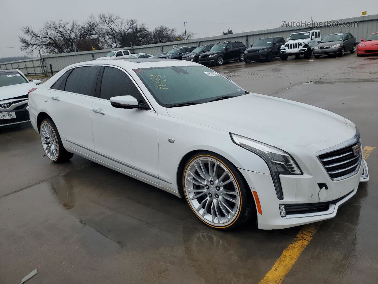 2017 Cadillac Ct6 Premium Luxury White vin: 1G6KF5RS8HU140703