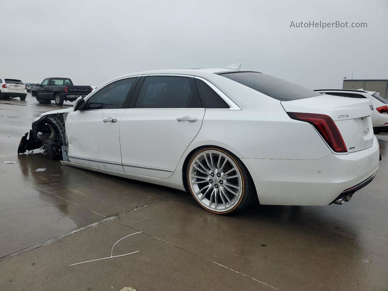 2017 Cadillac Ct6 Premium Luxury White vin: 1G6KF5RS8HU140703