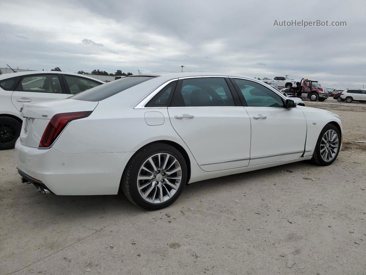 2017 Cadillac Ct6 Premium Luxury White vin: 1G6KF5RS9HU154271