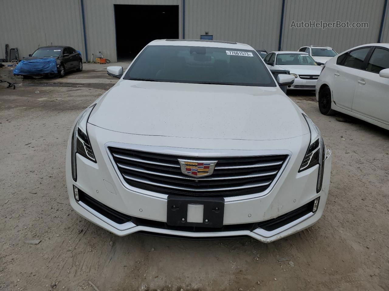 2017 Cadillac Ct6 Premium Luxury White vin: 1G6KF5RS9HU154271