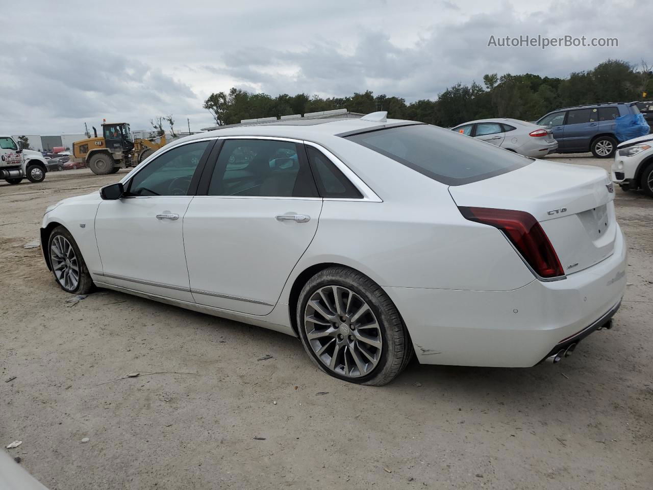 2017 Cadillac Ct6 Premium Luxury White vin: 1G6KF5RS9HU154271