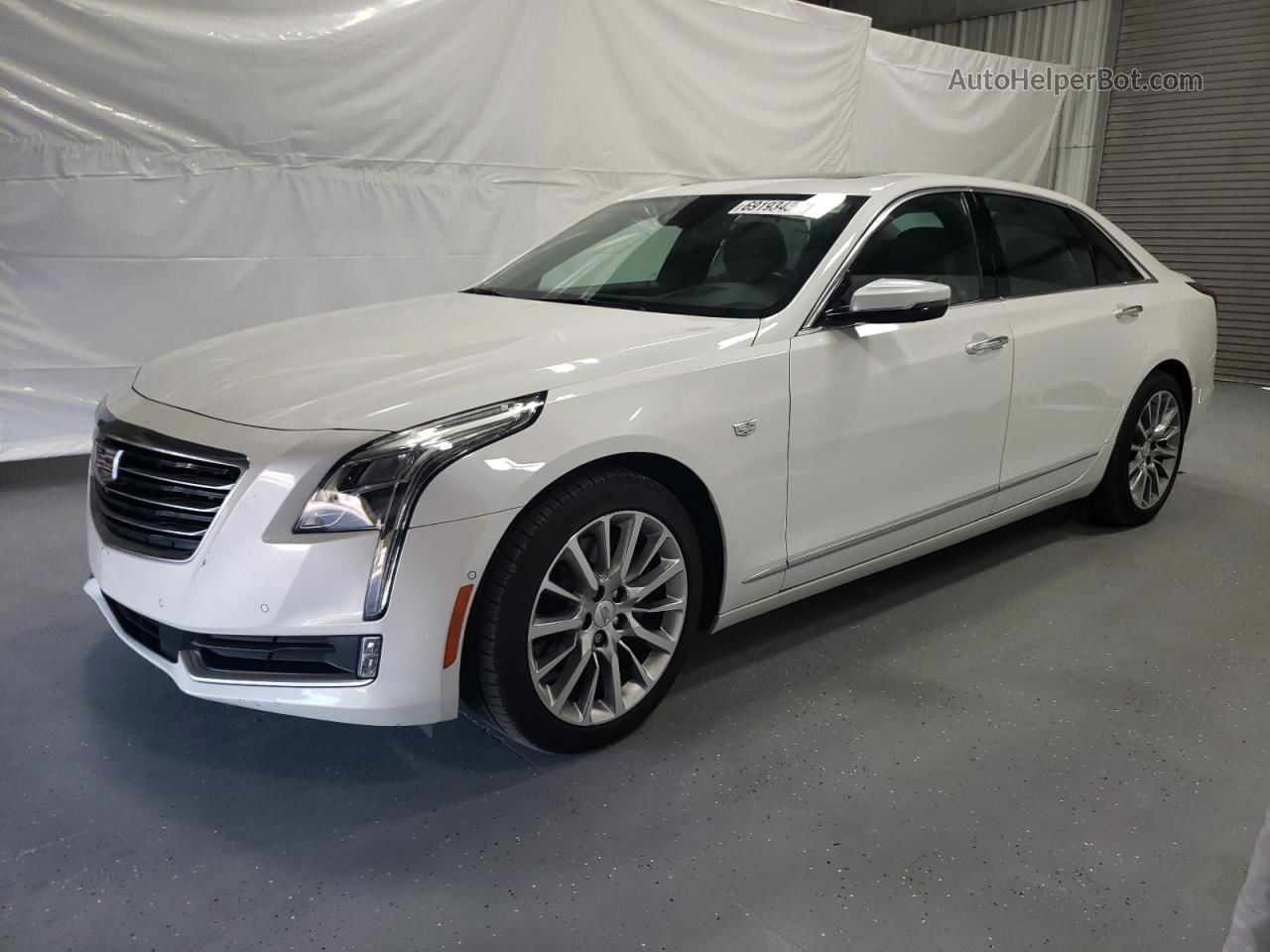 2017 Cadillac Ct6 Premium Luxury White vin: 1G6KF5RSXHU157017