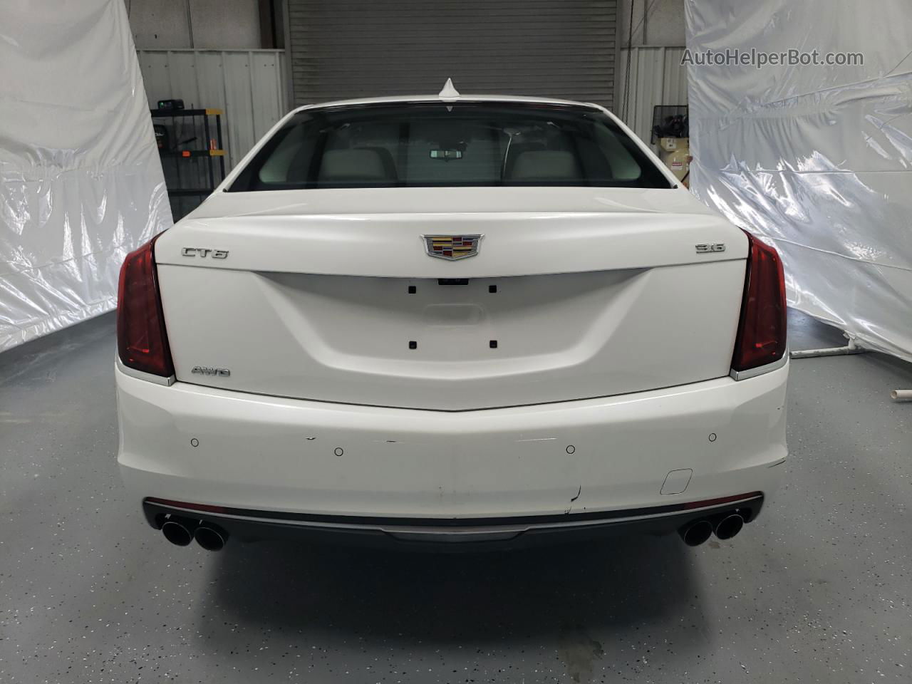 2017 Cadillac Ct6 Premium Luxury White vin: 1G6KF5RSXHU157017