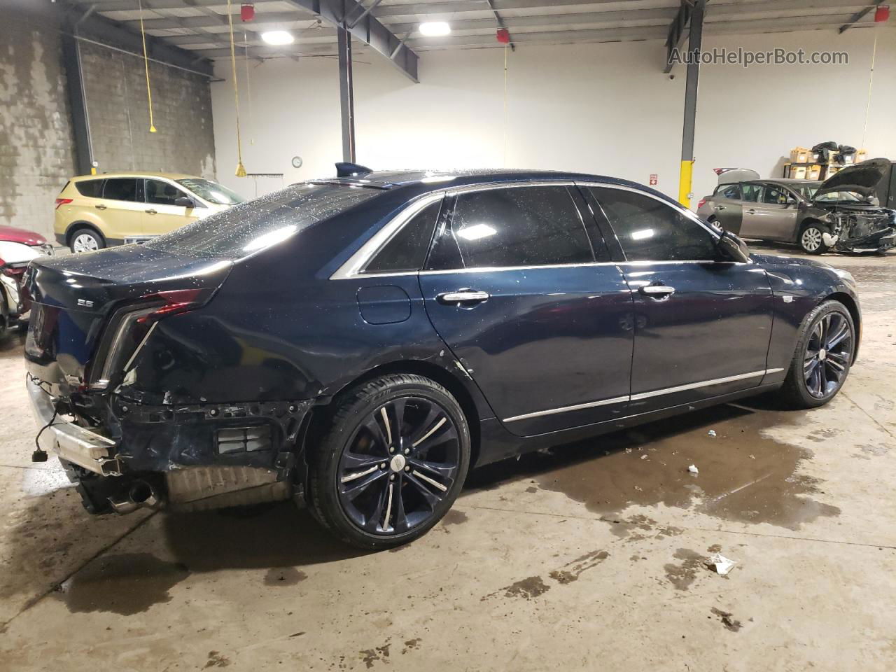 2017 Cadillac Ct6 Premium Luxury Blue vin: 1G6KF5RSXHU199056