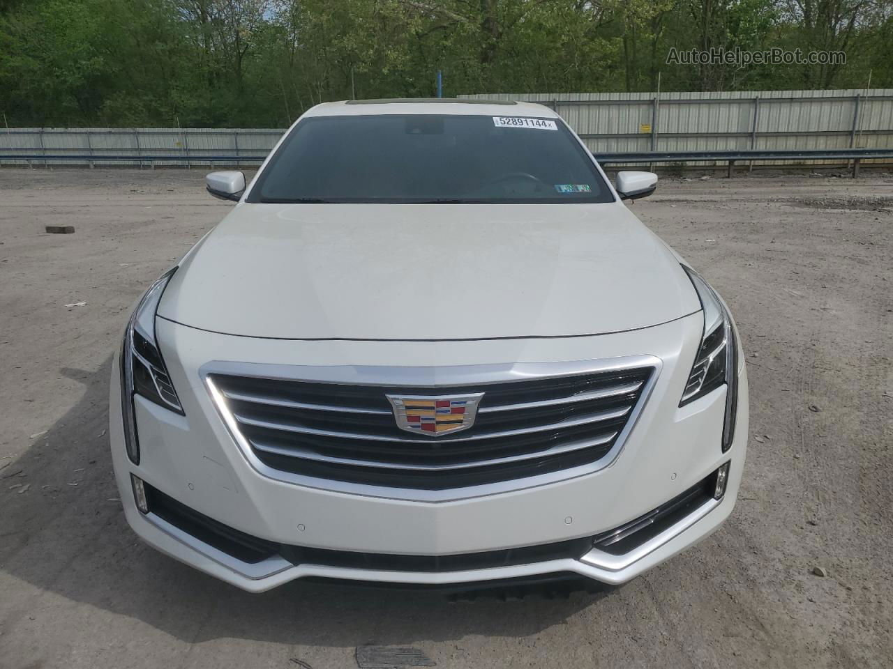 2017 Cadillac Ct6 Premium Luxury White vin: 1G6KH5R60HU150185