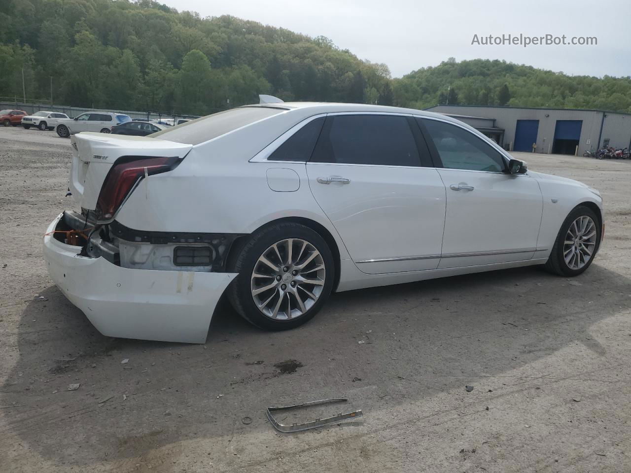 2017 Cadillac Ct6 Premium Luxury White vin: 1G6KH5R60HU150185