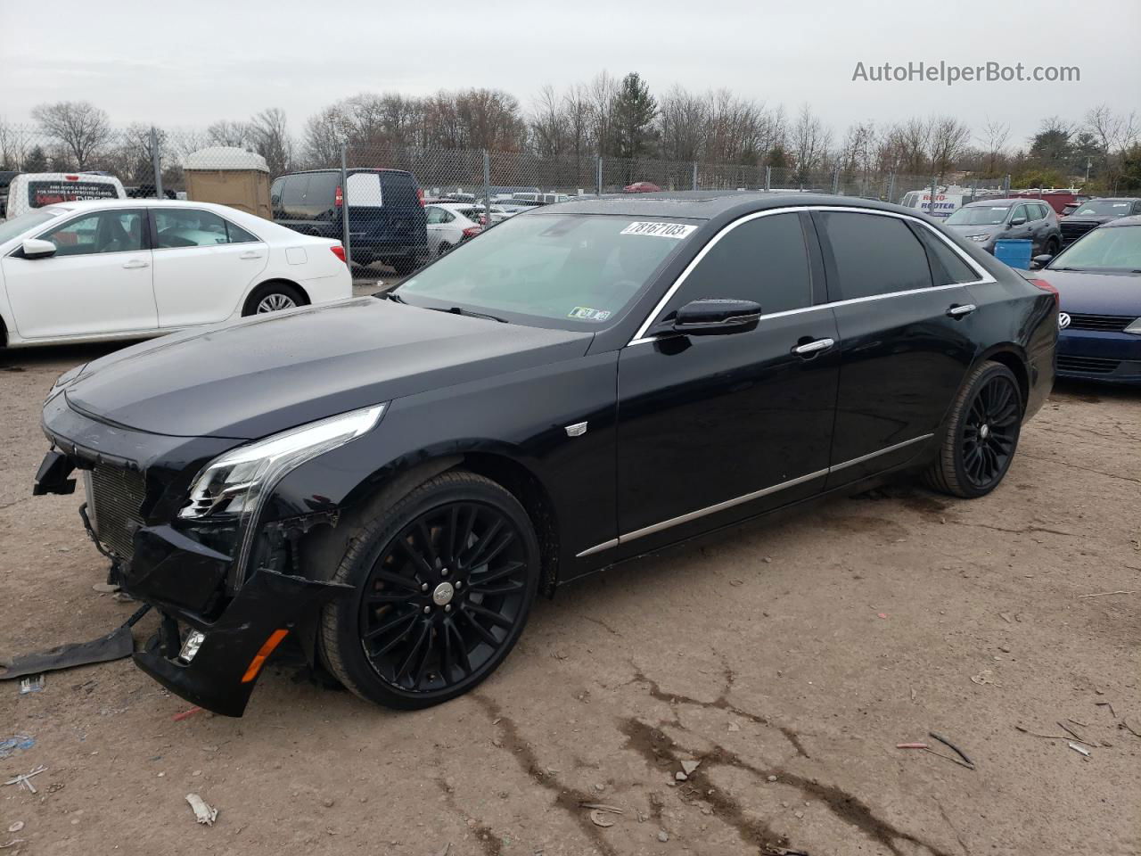 2017 Cadillac Ct6 Premium Luxury Black vin: 1G6KH5R61HU152558