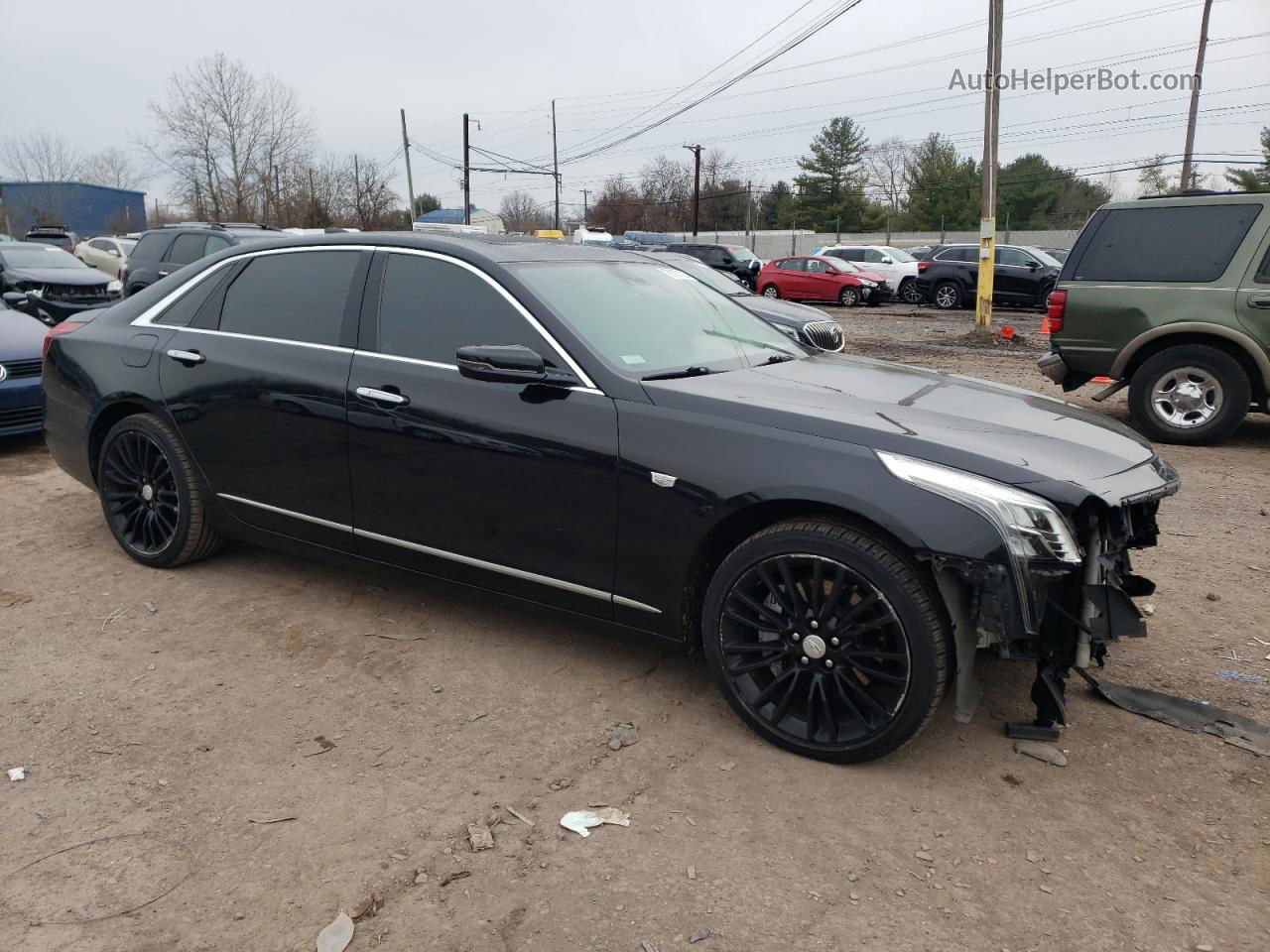 2017 Cadillac Ct6 Premium Luxury Black vin: 1G6KH5R61HU152558