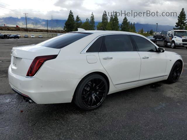 2017 Cadillac Ct6 Premium Luxury Белый vin: 1G6KH5R64HU203163