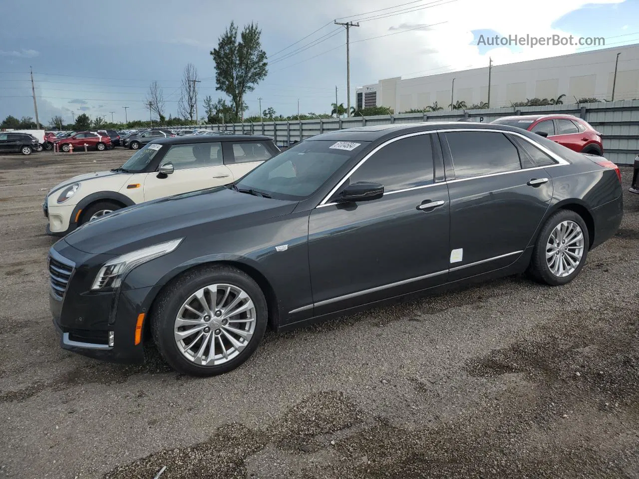 2017 Cadillac Ct6 Premium Luxury Charcoal vin: 1G6KH5R65HU801567