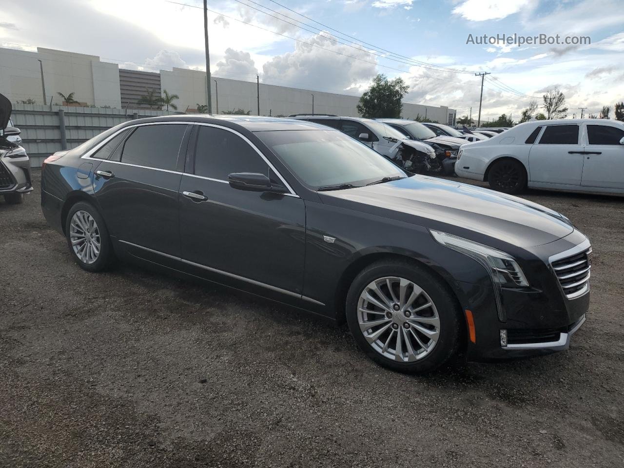 2017 Cadillac Ct6 Premium Luxury Угольный vin: 1G6KH5R65HU801567