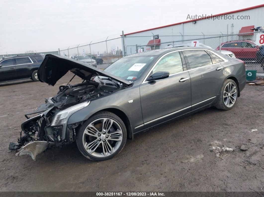 2017 Cadillac Ct6 Twin Turbo Premium Luxury Серый vin: 1G6KH5R66HU183501