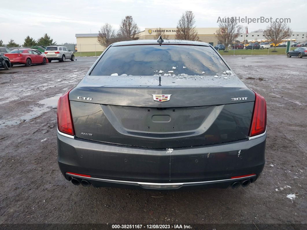 2017 Cadillac Ct6 Twin Turbo Premium Luxury Серый vin: 1G6KH5R66HU183501