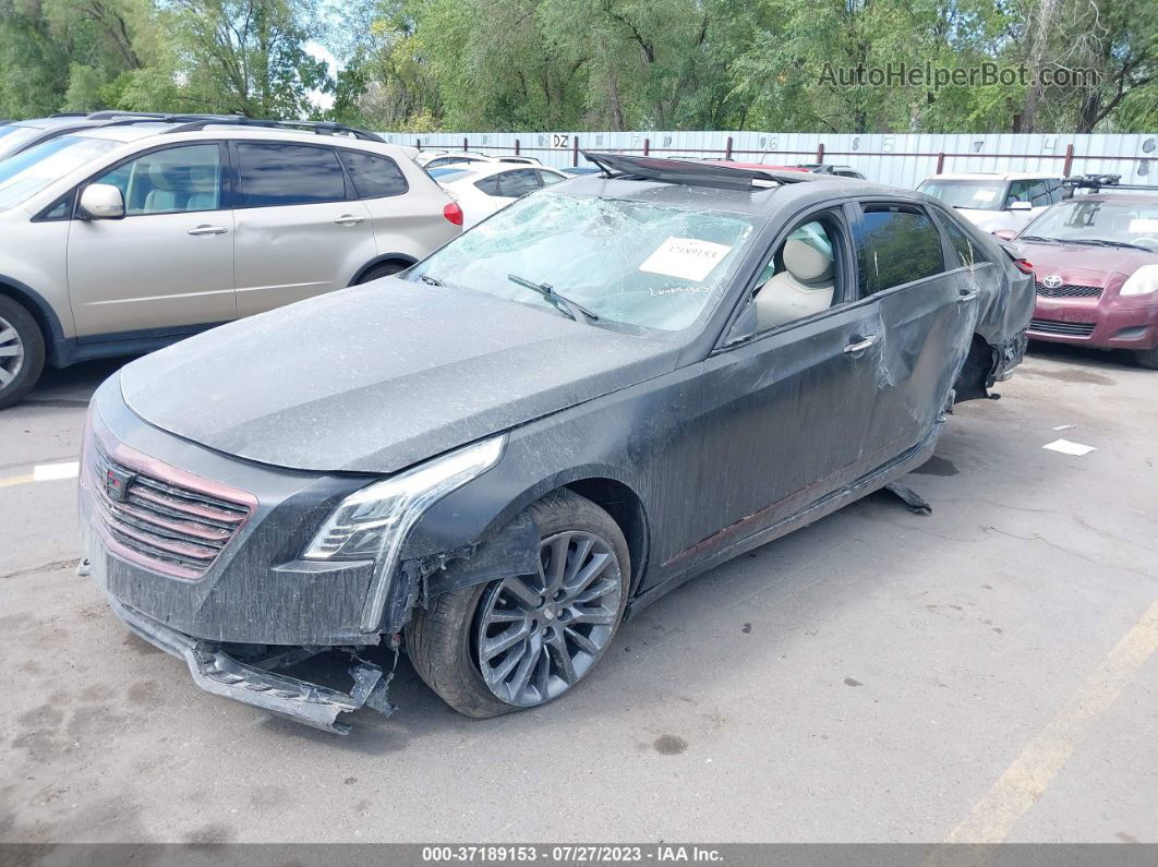 2017 Cadillac Ct6 Sedan Premium Luxury Awd Black vin: 1G6KH5R6XHU124578