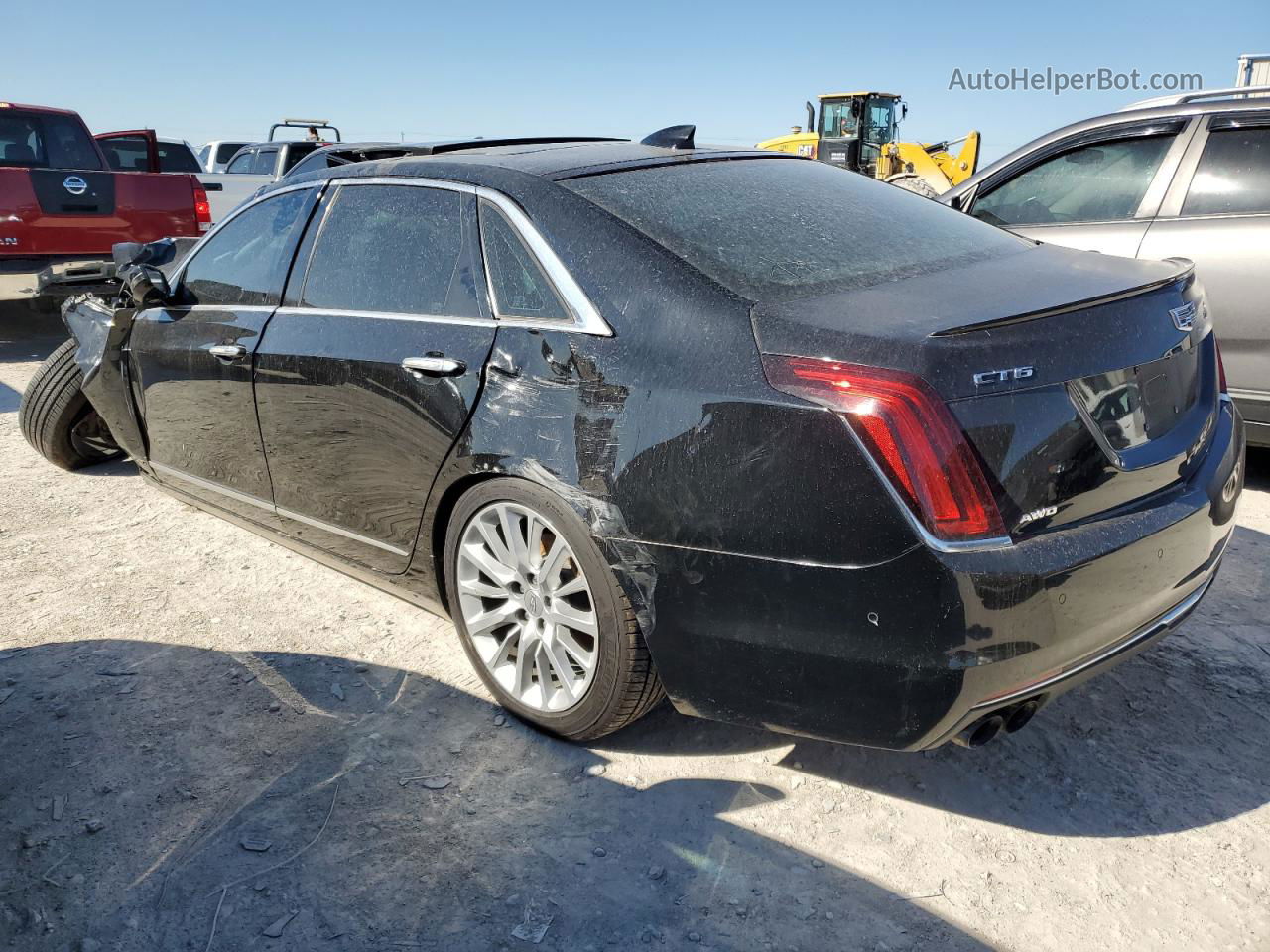 2017 Cadillac Ct6 Premium Luxury Черный vin: 1G6KH5R6XHU173795