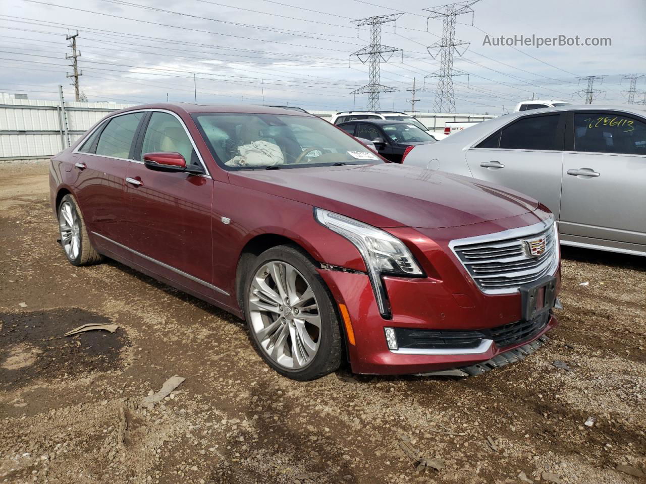 2017 Cadillac Ct6 Platinum Maroon vin: 1G6KL5RSXHU192665