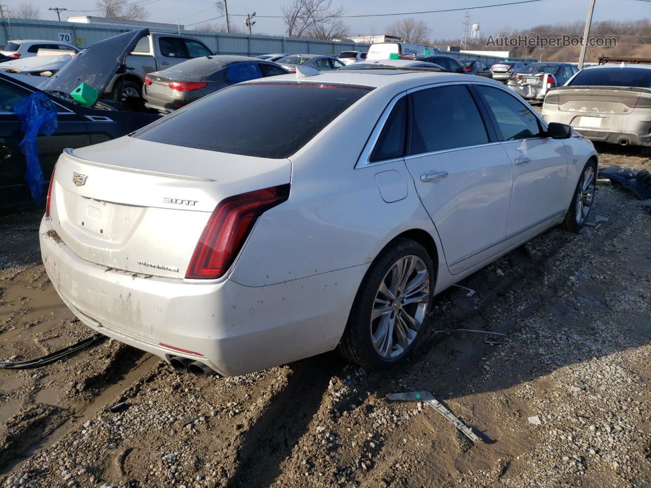 2017 Cadillac Ct6 Platinum White vin: 1G6KN5R61HU135932