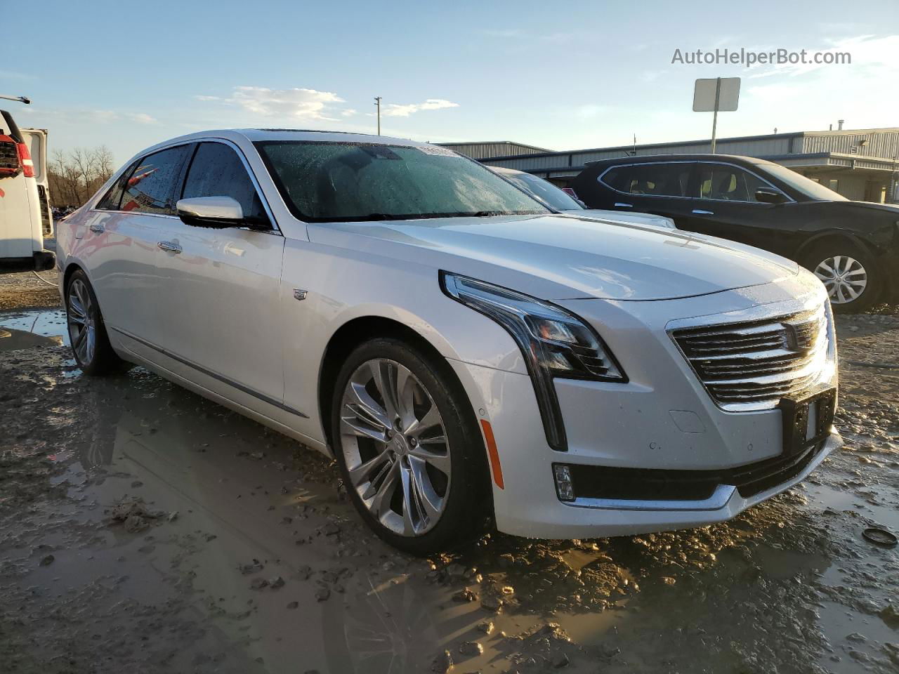 2017 Cadillac Ct6 Platinum Белый vin: 1G6KN5R63HU192472