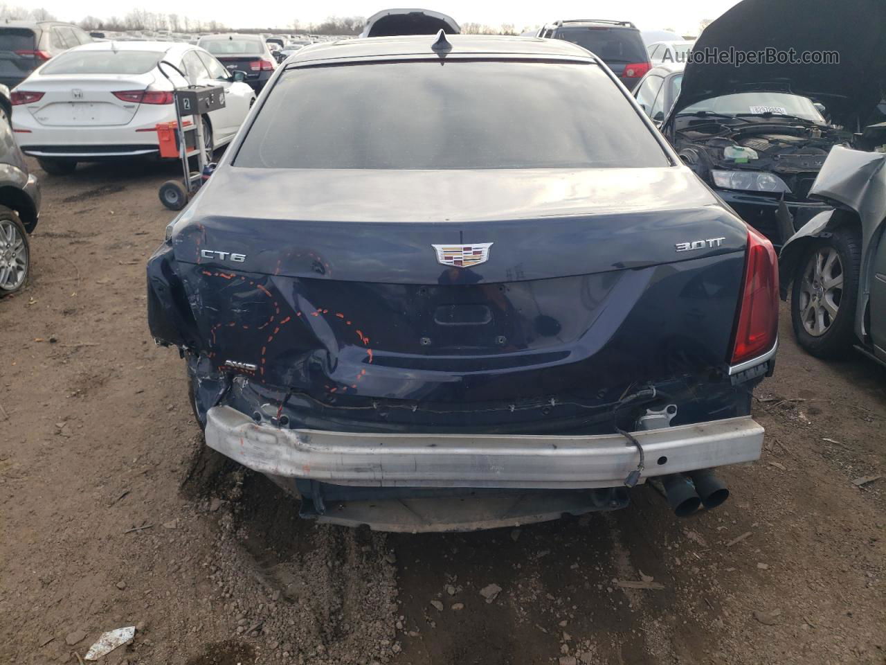 2017 Cadillac Ct6 Platinum Blue vin: 1G6KN5R64HU184462